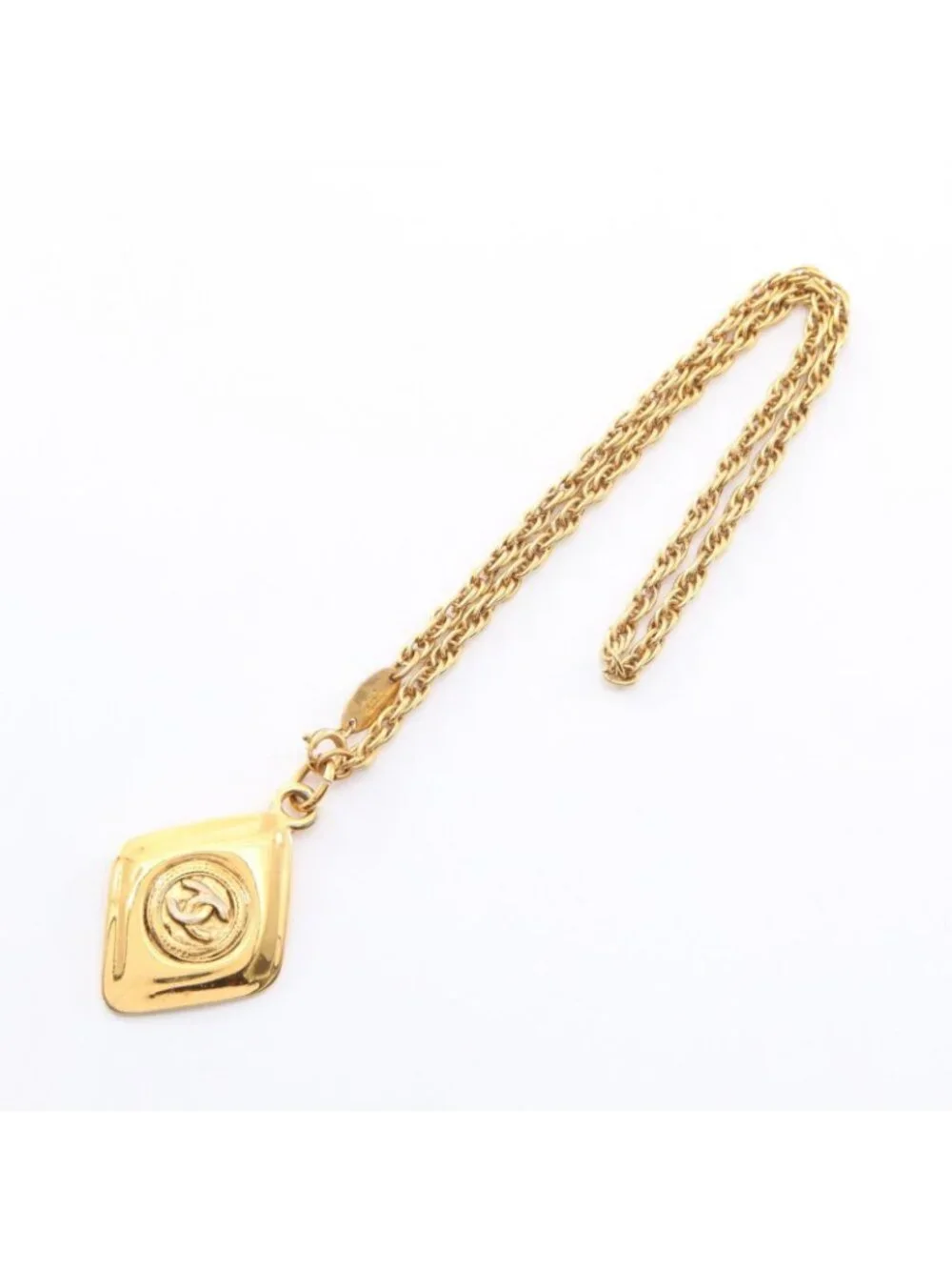 Chanel Necklace CC Logo Diamond